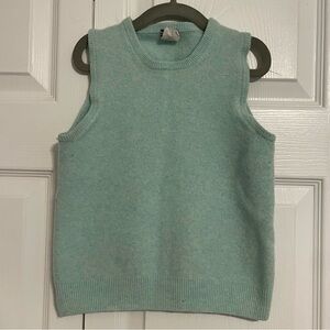 J. Crew vintage cashmere sweater vest size small